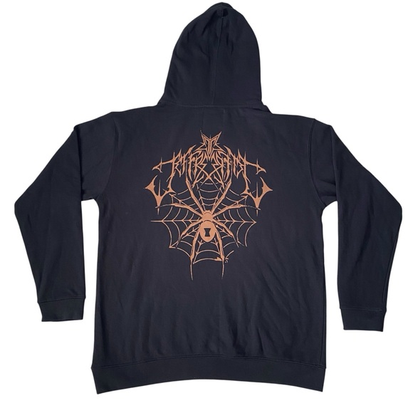 Jeffree Star Halloween black widow spider hoodie size Large exclusive merch - Picture 1 of 5